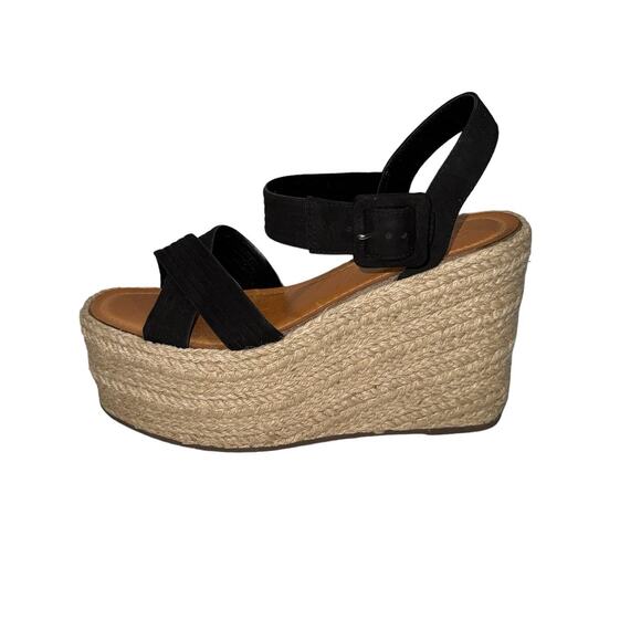 New! Schutz Blisse Platform Wedge Espadrille Chunky Sandal - Size 10 - Picture 10 of 12